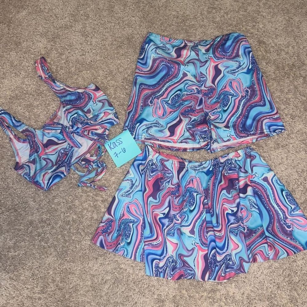 🌸 Rave Festival Set Glitzy McEwan Studio Fit (M)